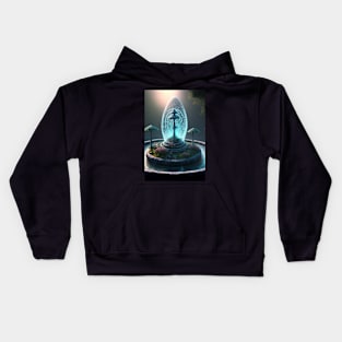 A Water Garden of Peace Kids Hoodie